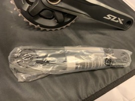 Shimano SLX enkel ATB Crankset, Zwart, Gloednieuw