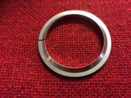 Tapered Headset Ring 1 1/2 inch, Zilver, Gloednieuw