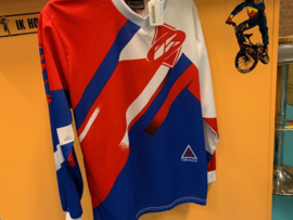 KENNY ELITE BMX Wedstrijd Shirt, Rood/Wit/Blauw, XS, Gloednieuw