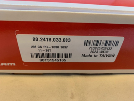 SRAM PG1030 11-36T 10 speed cassette, Gloednieuw in doos