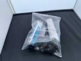 CUBE RFR Lock-On Handvattenset, Wit/Blauw, Gloednieuw