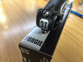 3T Forgie 170 Grams ATB Stuurpen, 130mm, Zwart/Wit, Gloednieuw in doos