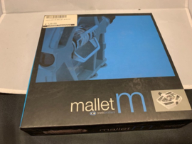 Crankbrothers Mallet M Pedaalset, Rood/Zilver, Gloednieuw