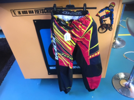 JOPA Candy Racing Pants BMX Race BROEK, Adult  28, Rood/Zwart/Geel, Gloednieuw