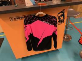 JOPA GLOW NEON PINK BMX SHIRT, Mt158, Gloednieuw