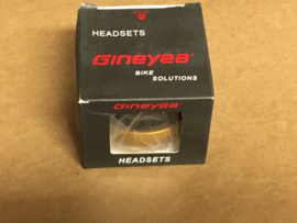 GINEYEA Tapered Adapter Headset, ATB & Race, Goud, Gloednieuw
