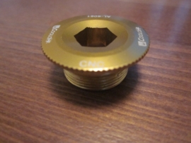 Crankschroef voor Hollowtech II cranksets, Goud geanodiseerd, 20mm, Gloednieuw