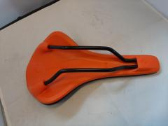 Cube active race zadel zwart - blauw en oranje, Gloednieuw