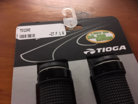 TIOGA Lock-On BMX Handvattenset, Zwart, Gloednieuw op kaart