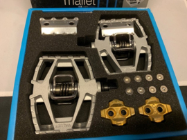 Crankbrothers Mallet M Pedaalset, Grijs/Zilver, Gloednieuw