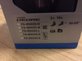 Shimano Deore FD-6020-l Sideswing Voorderailleur, Gloednieuw in doos