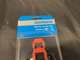 SHIMANO SM-SH10 SPD-SL RACE Schoenclips Rood/Zwart met schroefjes etc. Nieuw in verpakking