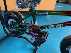 WILDCAT JAMAICA DISC MINI-BMX, Rood/Geel/Groen Metallic, Gloednieuw