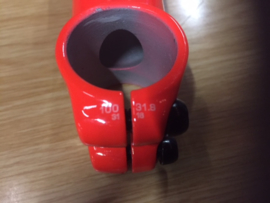 CUBE CPS PRO 100mm ATB Stuurpen, Rood/Wit, Gloednieuw
