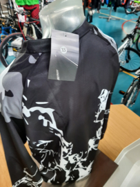 BMX shirt zwart/wit /groen maat XS nieuw