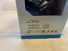 Shimano Altus FD-313-6 Voorderailleur, Gloednieuw in doos