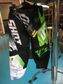 SHOT DEVO FAST BMX CROSS BROEK, Youth 24, Zwart/Groen/Wit, Gloednieuw