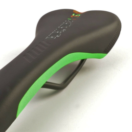 Selle Italia zadel, SC1, Cube Edition, zwart/groen/oranje nieuw