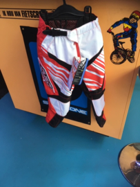 AXO Racing Pants BMX Race BROEK, Youth 22, Rood/Wit, Nieuw