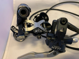 Shimano XTR Dual Control Remset/Shifters en achterderailleur