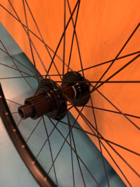 SHIMANO/Alexrims Boost Steekas Achterwiel, Gloednieuw