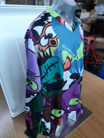 Stoer BMX Shirt, Maat S, groen-paars-blauw- Nieuw
