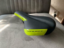 Selle Scape Justek Concept Zadel, Zwart/Fluo-Groen, ATB/Race, Gloednieuw