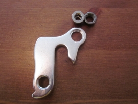 GH001 of GH07 Derailleurhanger, Cube/Merida/Winora/Marwi/Union, Zilver