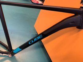 Cube Analog 24 Inch XXL MTB Frame, Zwart/Blauw, Gloednieuw