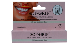 Sof-Grip, de oplossing bij pijn aan je tandvlees door een slecht passend kunstgebit.