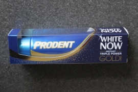 Prodent Zahnpasta White Now Sofort Triple Power Gold-