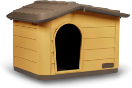 Huisdierhuis - Hondenhok - honing bruin -  60x51x41cm