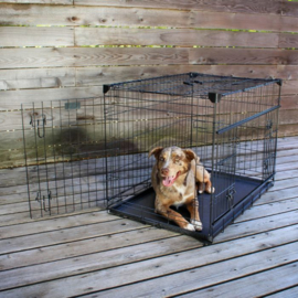 Lucky dog bench inclusief verkleiner XXL 121cm