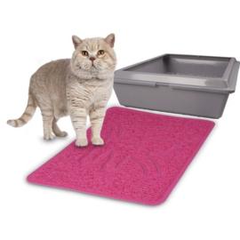 Kattenbakmat Rosie Fuchsia 35x48cm