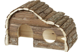 Flamingo knaagdierhuis ruby natuurlijk - hout - 39,5x24x23cm