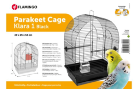 Flamingo Vogelkooi Klara 1 zwart