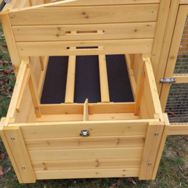 Kippenhok Natura Premium Afmeting: 124x65x80,5cm.