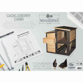 Woodland Design kippenhok Cackleberry Cabin Houtkleurig