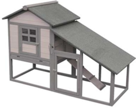 Flamingo Konijnenhok met ren Quincy Cottage