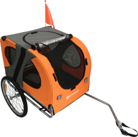 Hondenfietskar Original opvouwbaar  L oranje