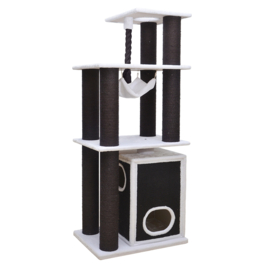 Ebi - Krabpaal - Kat - Krabpaal Swindon 80x60x190cm Wit -