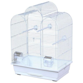 PARKIETENKOOI DARA WIT 45x28x61,5CM