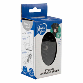 Stoom en massageborstel voor honden
