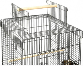 Papegaaienkooi - vogelkooi met standaard 126cm H x 50cm B x 50cm D