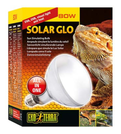 Warmtelamp-  Ex solar glo warmte- en uvb-lamp 80w