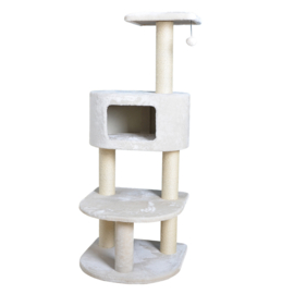 Ebi - Krabpaal - Kat - Krabpaal Salisbury 140 58x58x140cm Creme