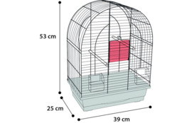 Flamingo Vogelkooi Klara 1 zwart