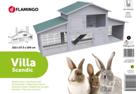 Konijnenhok Villa Scandic.