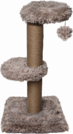 Krabpaal Fluffy Merida - beige- 34 x 34 x 67 cm