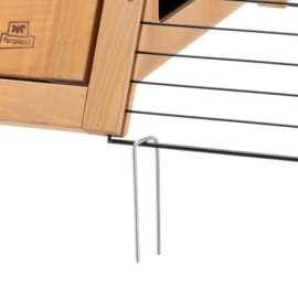 Konijnenren Twingloo 120 x 51 xh 43 cm